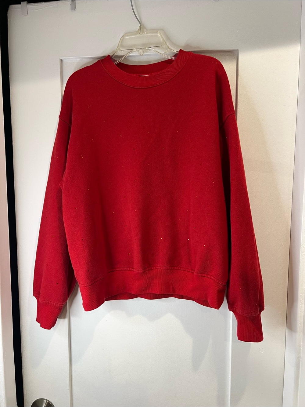 Victoria's Secret Bright Red Crewneck Sweatshirt
